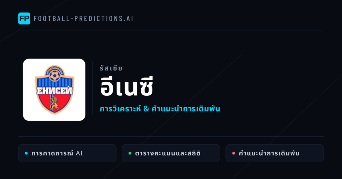 อีเนซี การวิเคราะห์และสถิติ