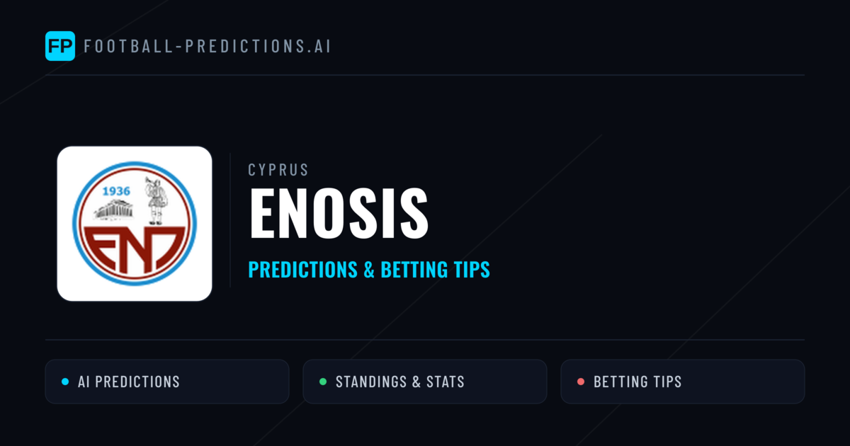 Enosis Predictions & Stats