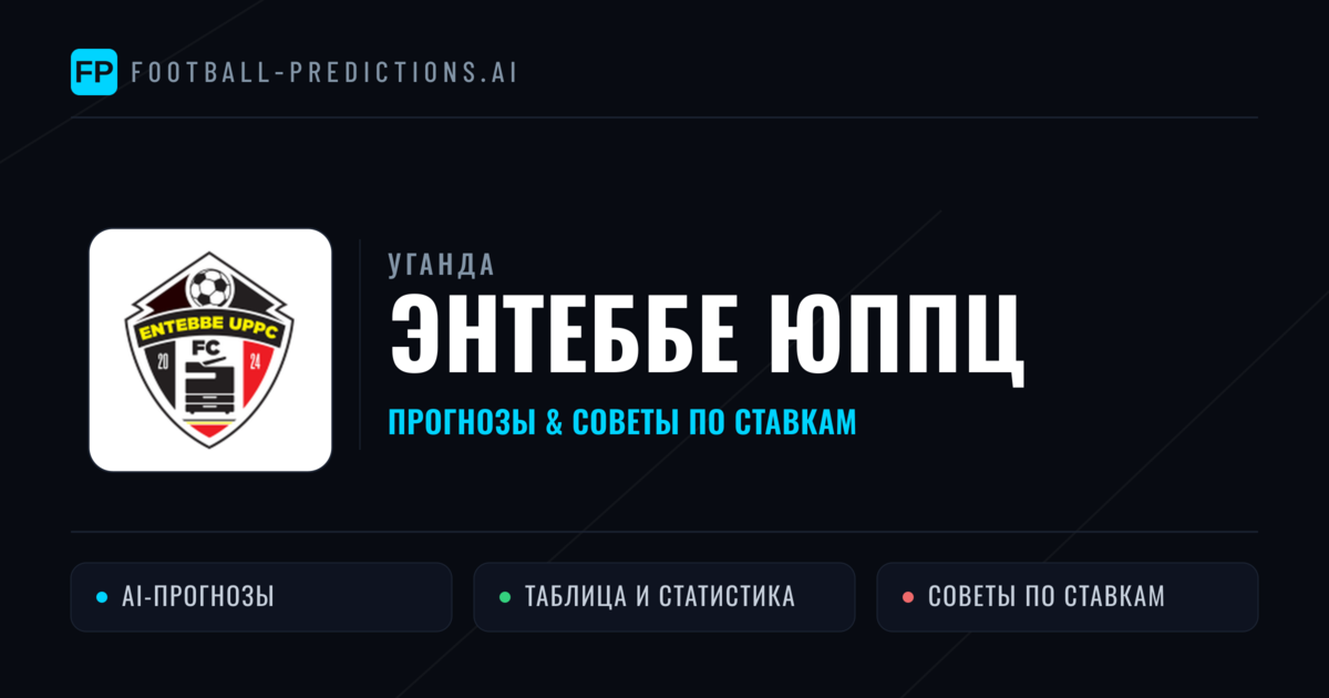Энтеббе ЮППЦ прогнозы и статистика