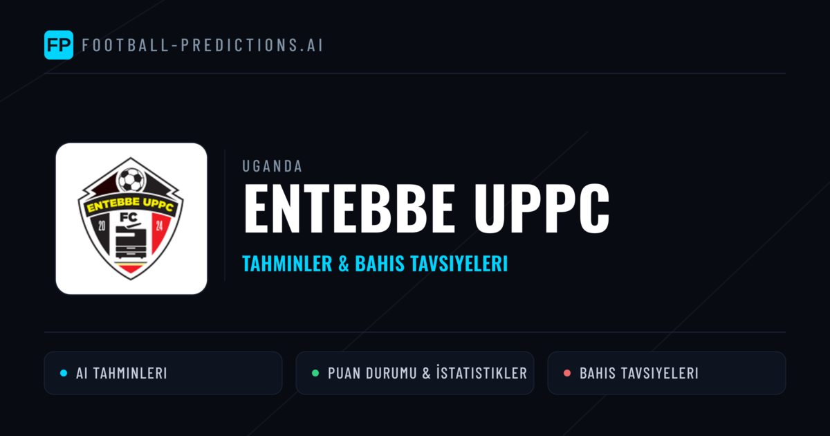 Entebbe UPPC Tahminleri & İstatistikler