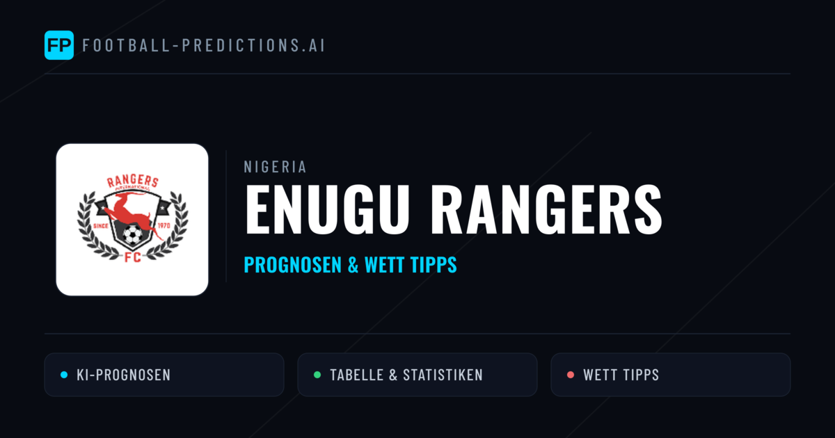 Enugu Rangers Prognosen & Statistiken