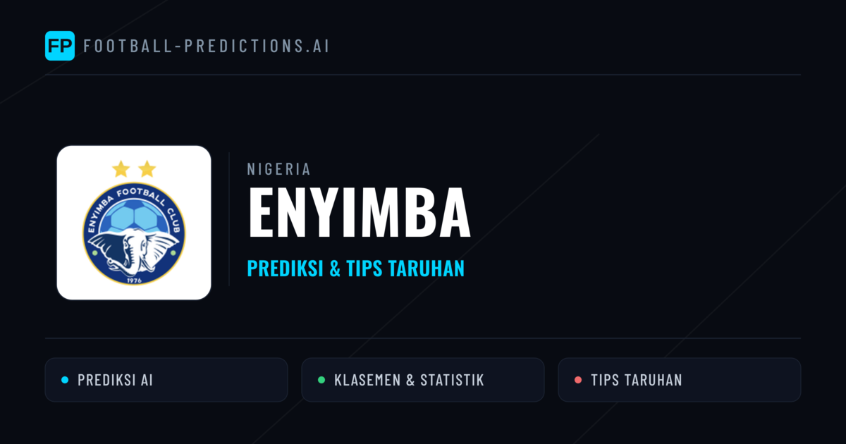 Enyimba Prediksi & Statistik Piala Dunia