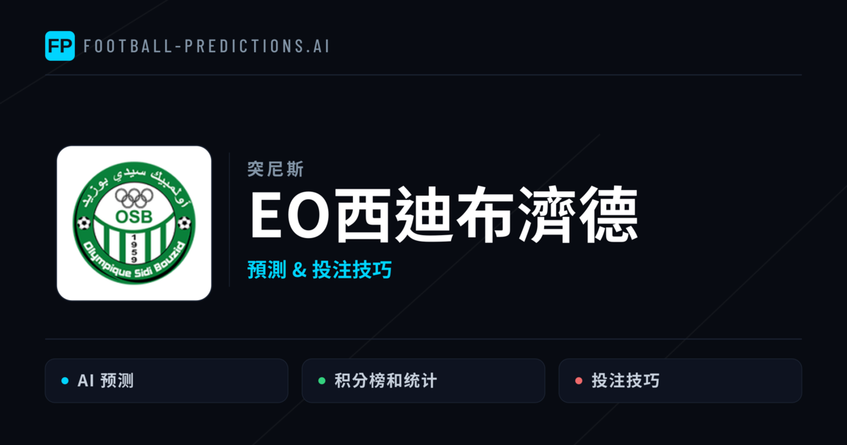 EO西迪布濟德 運彩分析｜足球預測與數據