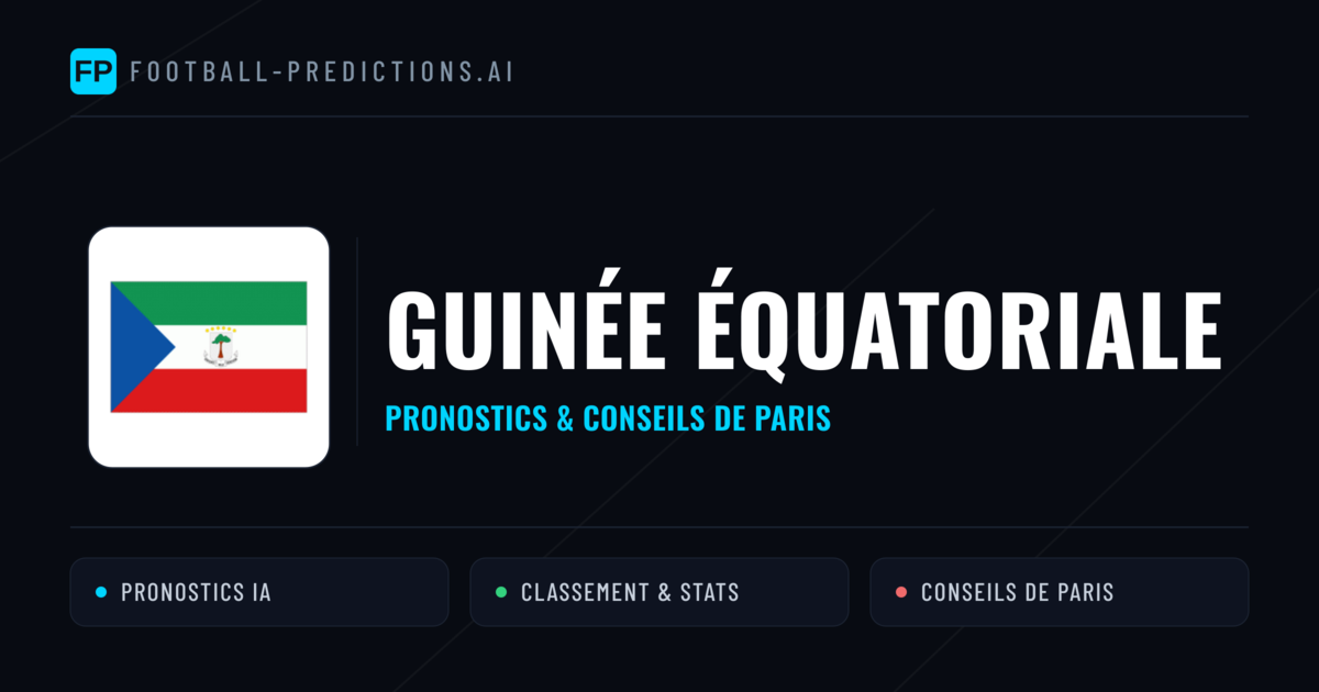 Guinée Équatoriale Pronostics & Statistiques