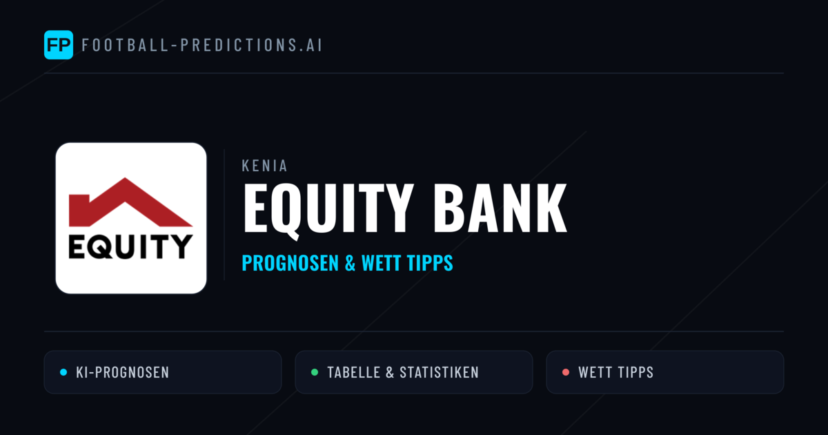 Equity Bank Prognosen & Statistiken