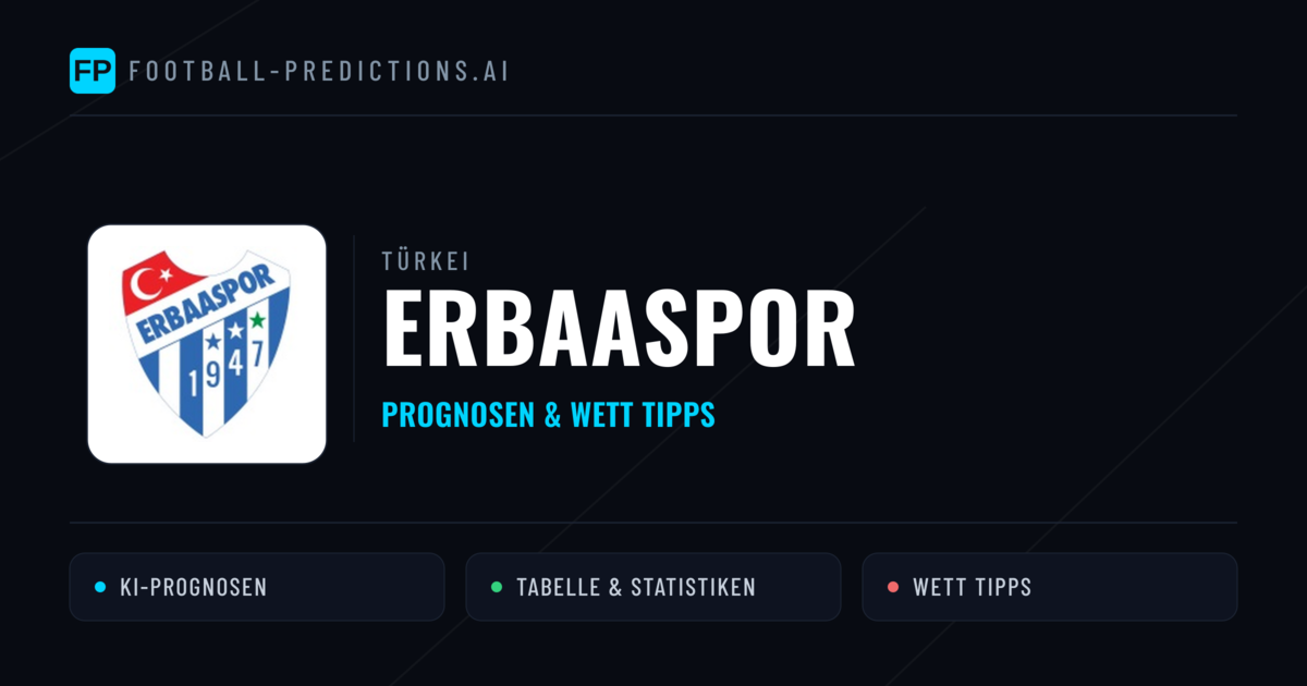 Erbaaspor Prognosen & Statistiken