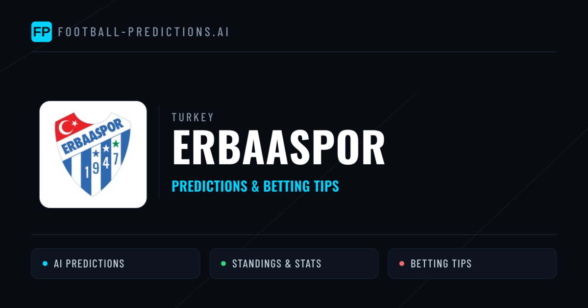 Erbaaspor Predictions & Stats