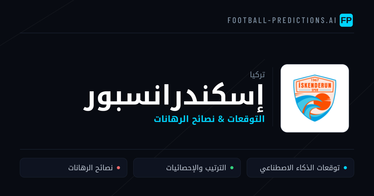 إسكندرانسبور توقعات واحصائيات