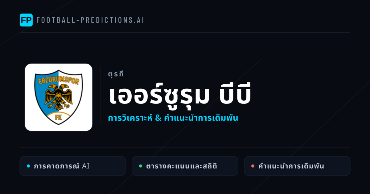 เออร์ซูรุม บีบี การวิเคราะห์และสถิติ