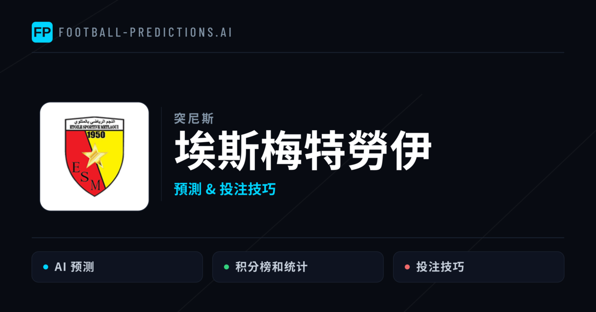 埃斯梅特勞伊 運彩分析｜足球預測與數據