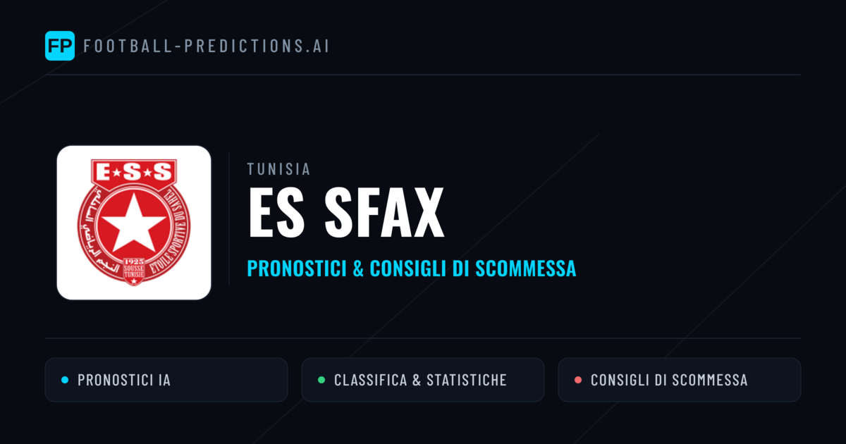 Pronostici e Statistiche ES Sfax