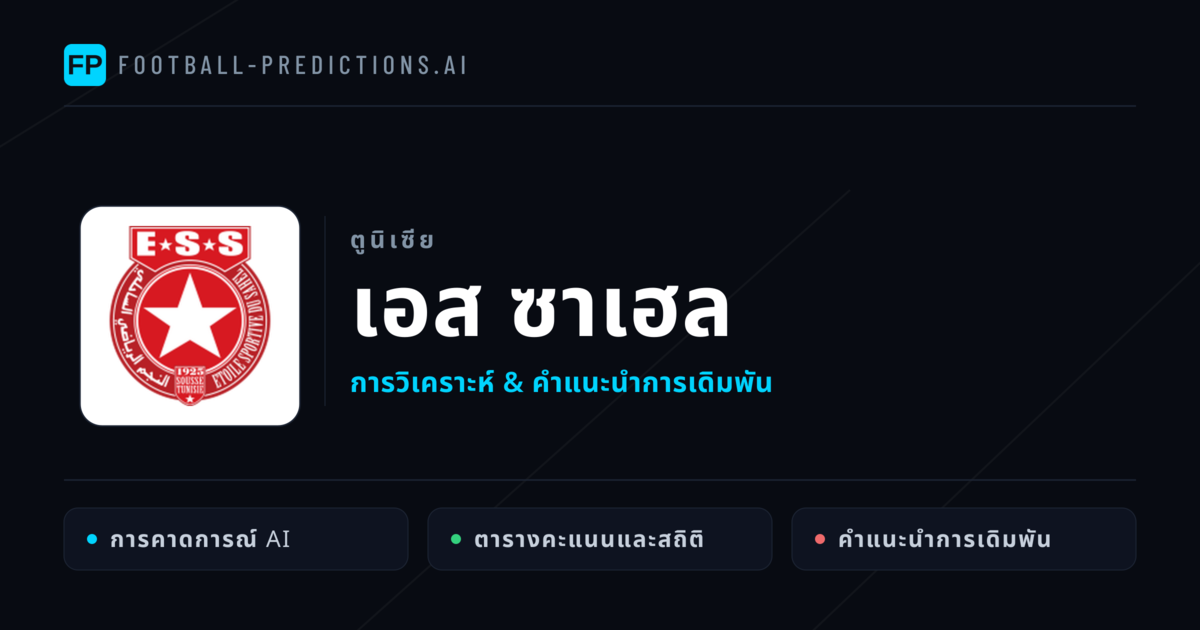 เอส ซาเฮล การวิเคราะห์และสถิติ