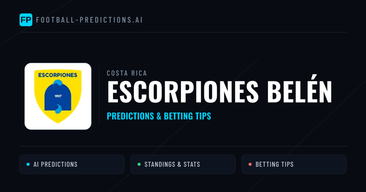 Escorpiones Belén Predictions & Stats