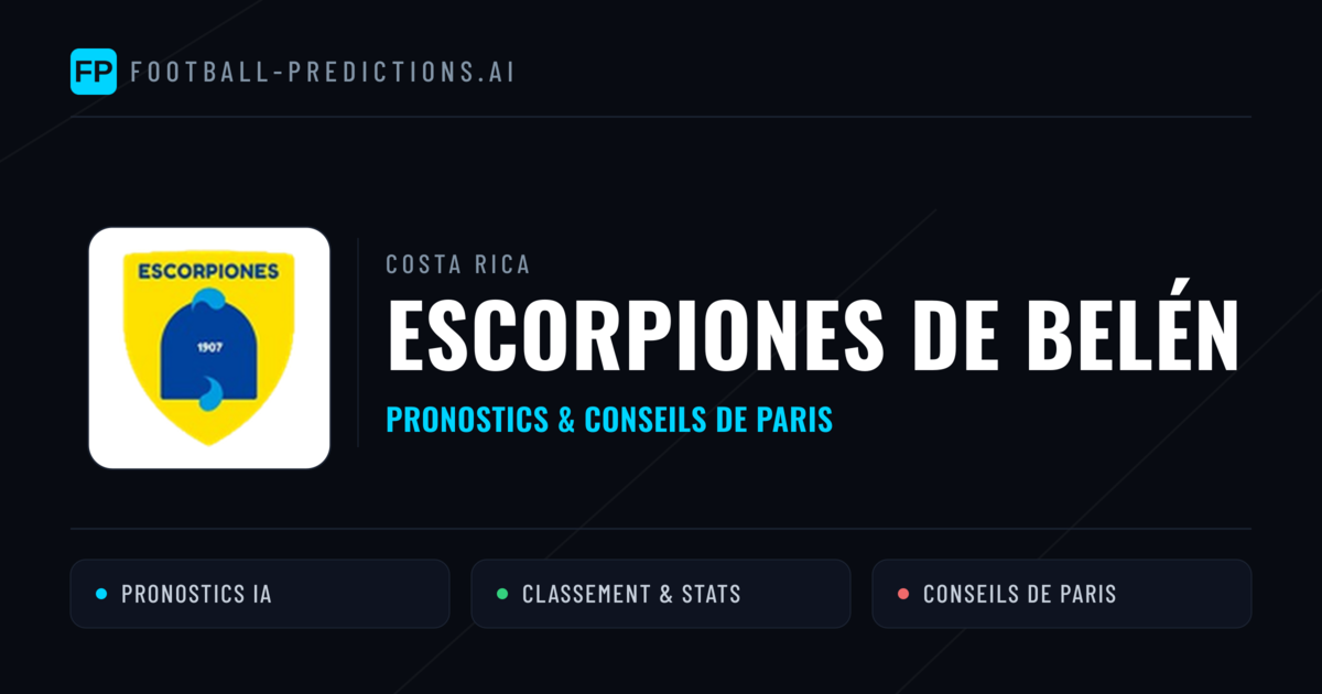 Escorpiones de Belén Pronostics & Statistiques