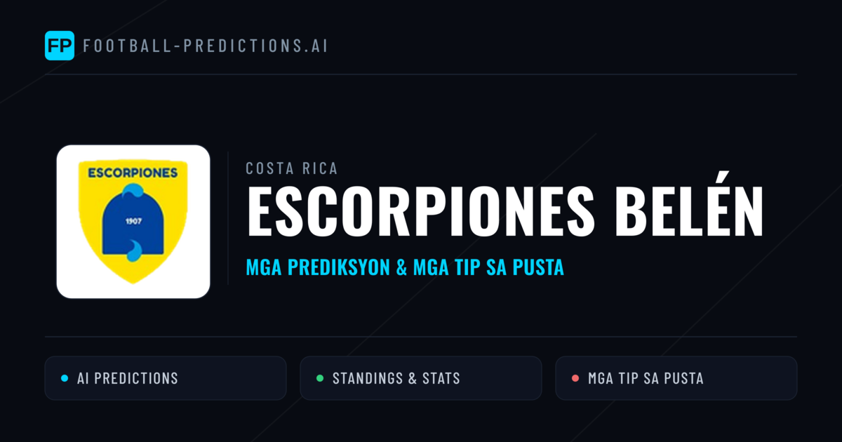 Escorpiones Belén Predictions & Stats