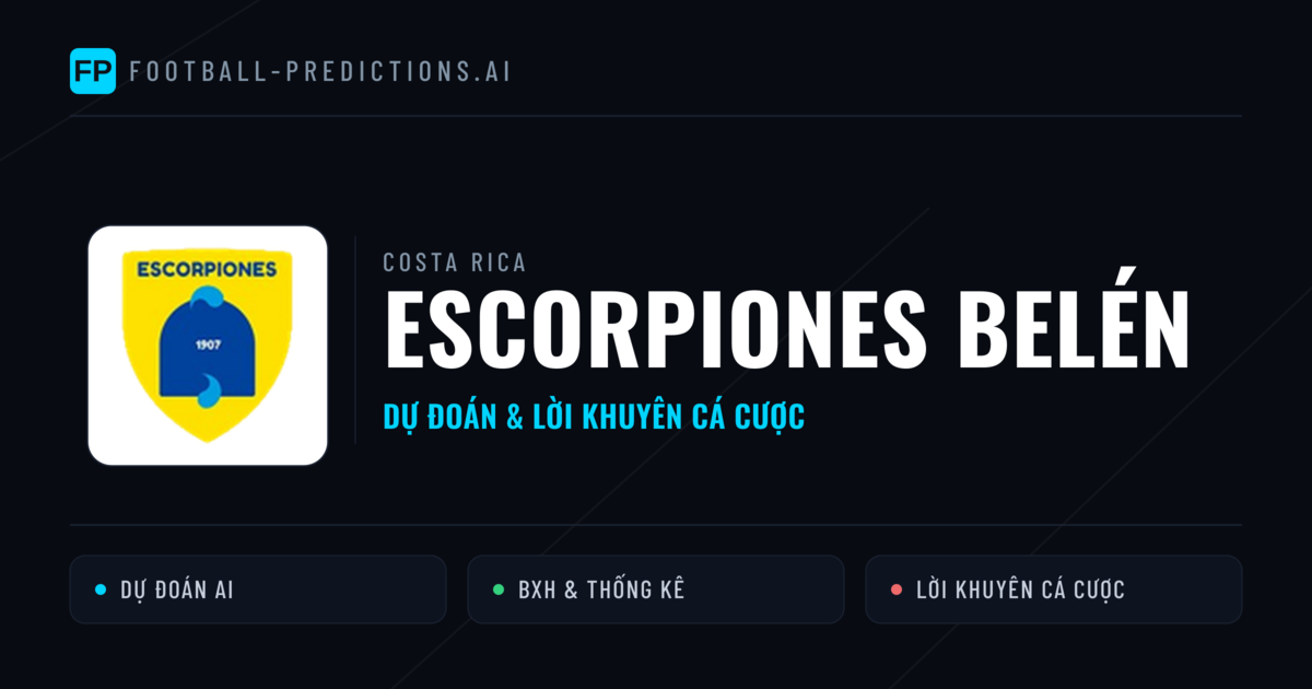 Escorpiones Belén Dự đoán & Thống kê