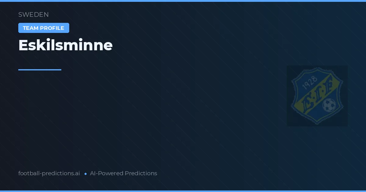 Eskilsminne Predictions & Stats