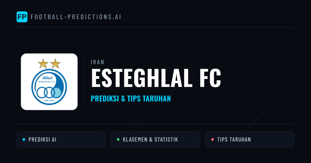Esteghlal FC Prediksi & Statistik Piala Dunia