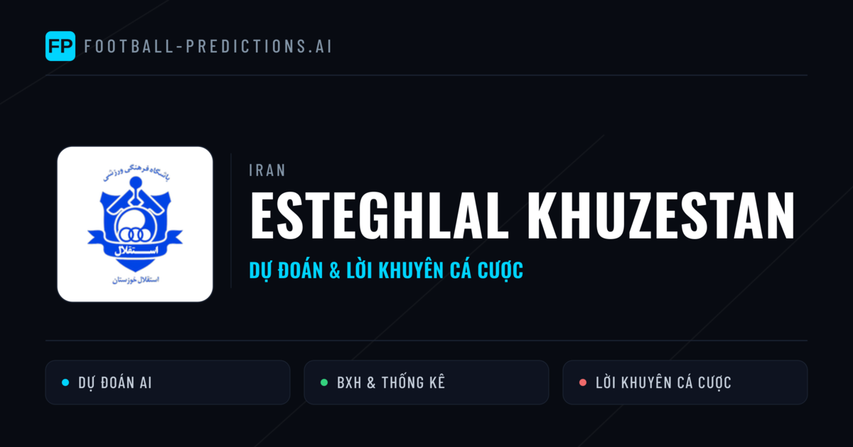 Esteghlal Khuzestan Dự đoán & Thống kê