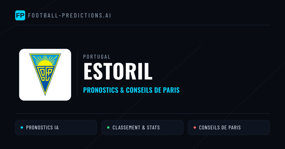 Estoril Pronostics & Statistiques