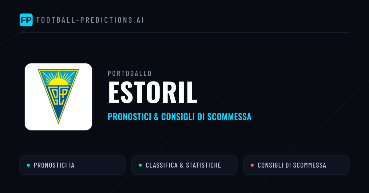 Pronostici e Statistiche Estoril