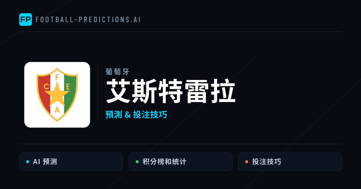 艾斯特雷拉 運彩分析｜足球預測與數據