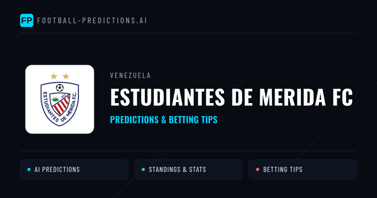 Estudiantes de Merida FC Predictions & Stats