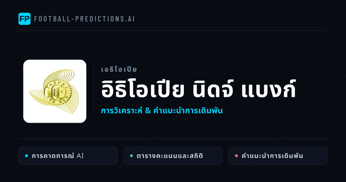 อิธิโอเปีย นิดจ์ แบงก์ การวิเคราะห์และสถิติ