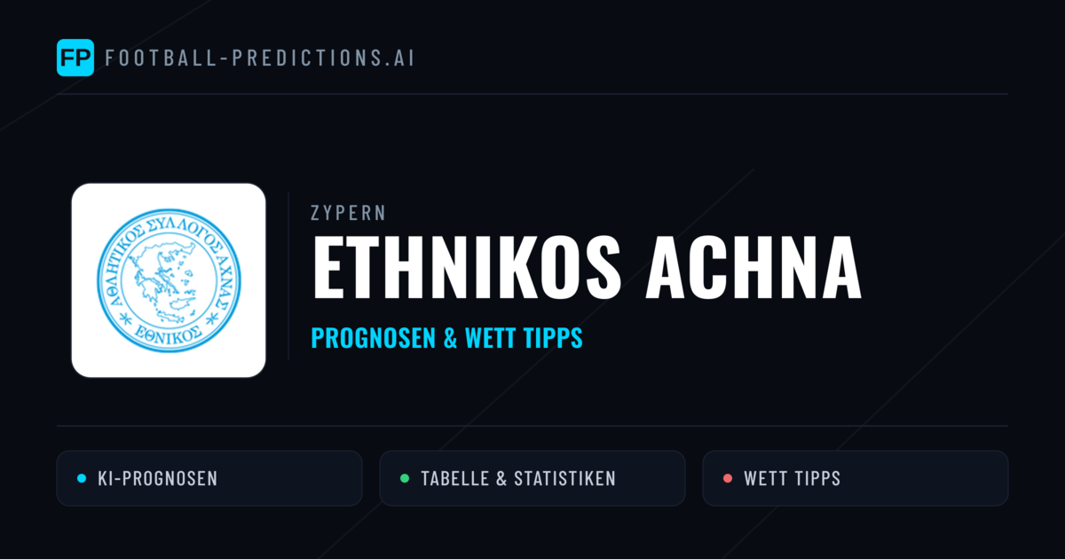 Ethnikos Achna Prognosen & Statistiken