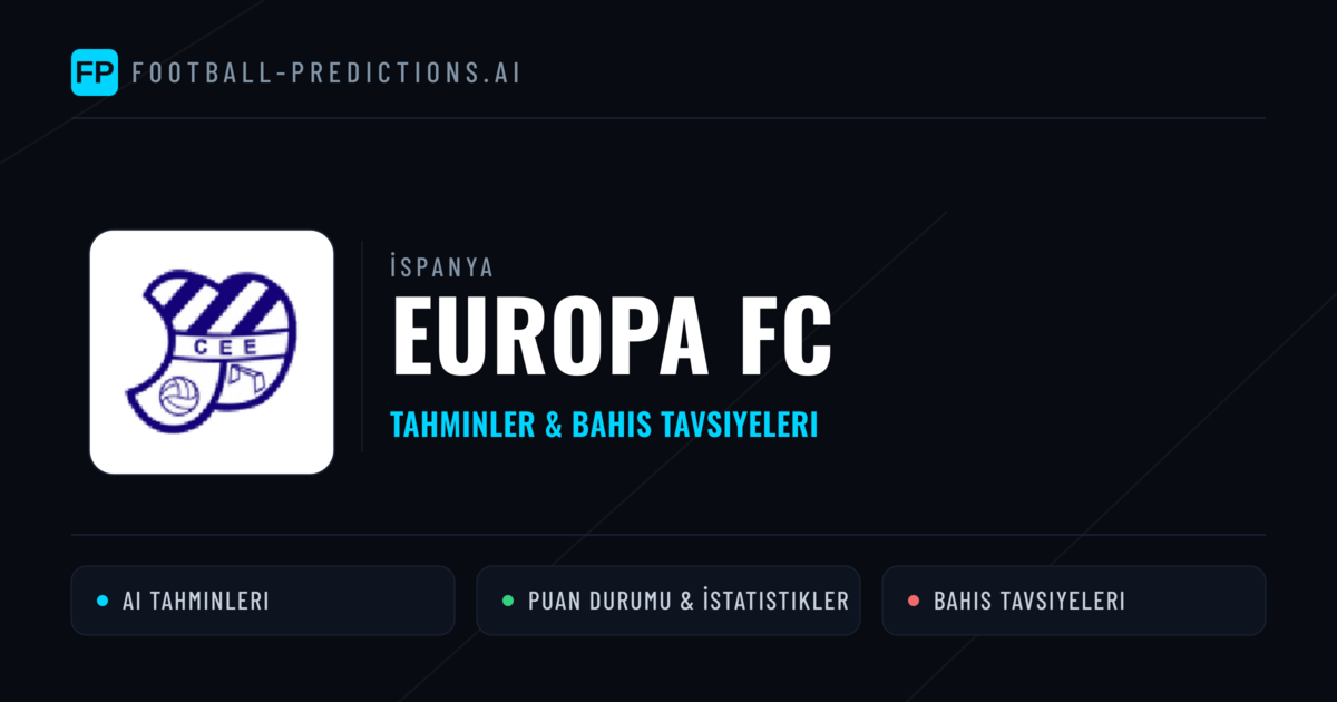 Europa FC Tahminleri & İstatistikler