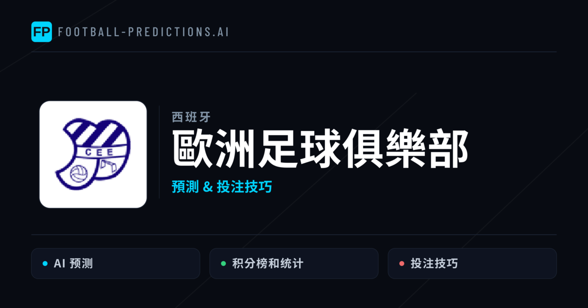 歐洲足球俱樂部 運彩分析｜足球預測與數據