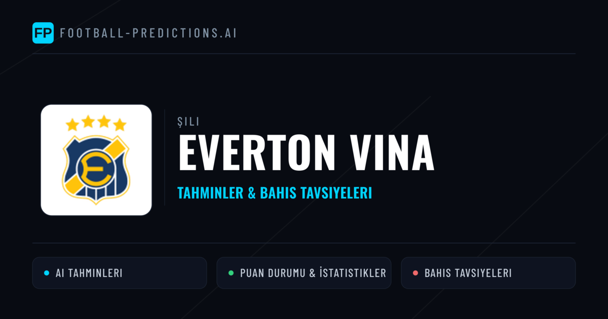 Everton Vina Tahminleri & İstatistikler