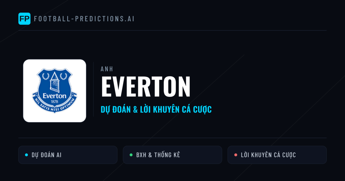 Everton Dự đoán & Thống kê