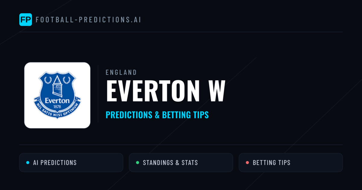 Everton W Predictions & Stats