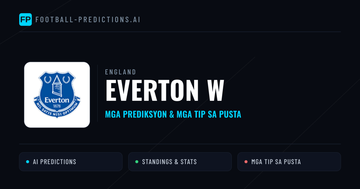 Everton W Predictions & Stats