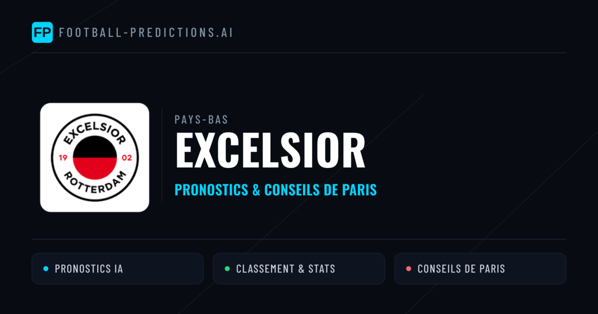 Excelsior Pronostics & Statistiques