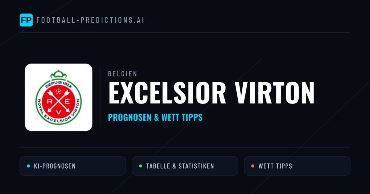 Excelsior Virton Prognosen & Statistiken