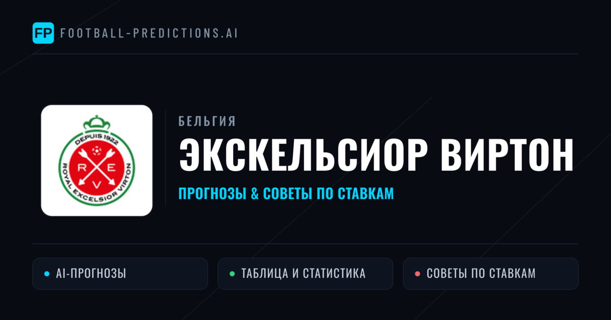 Экскельсиор Виртон прогнозы и статистика