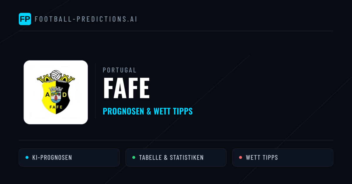 Fafe Prognosen & Statistiken