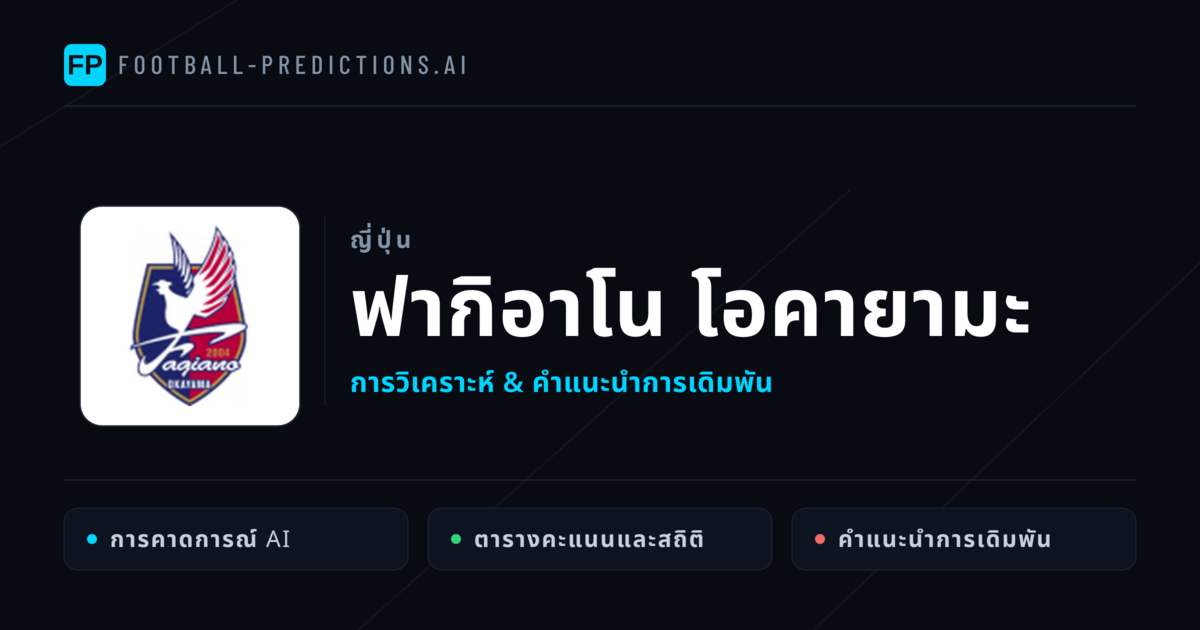 ฟากิอาโน โอคายามะ การวิเคราะห์และสถิติ