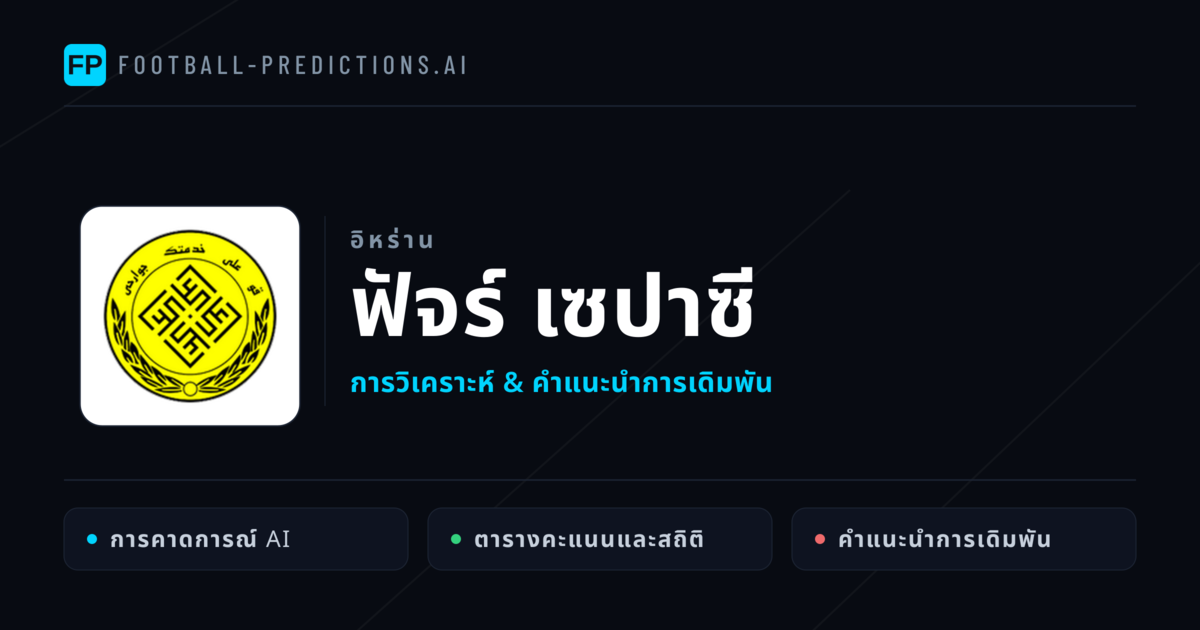 ฟัจร์ เซปาซี การวิเคราะห์และสถิติ