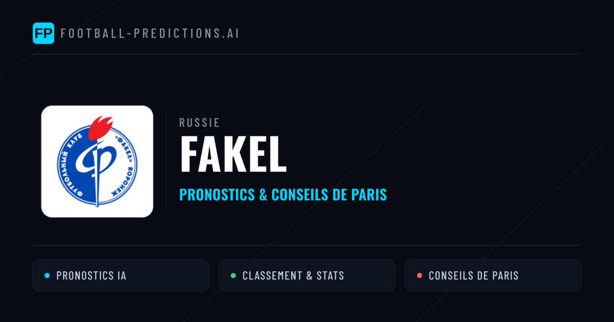 Fakel Pronostics & Statistiques