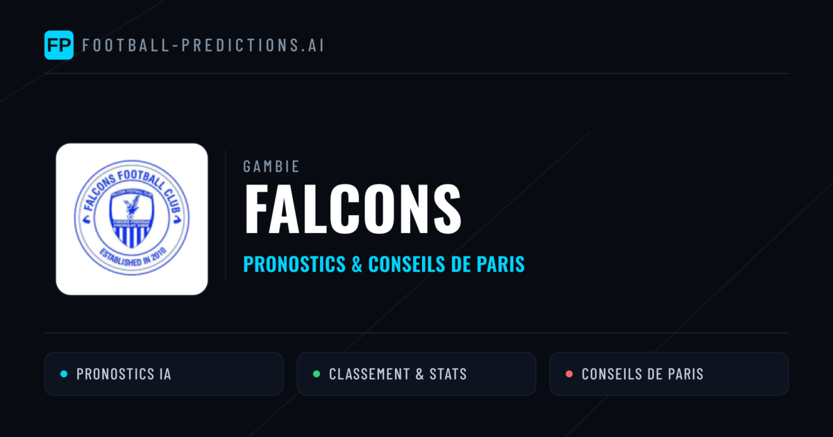 Falcons Pronostics & Statistiques