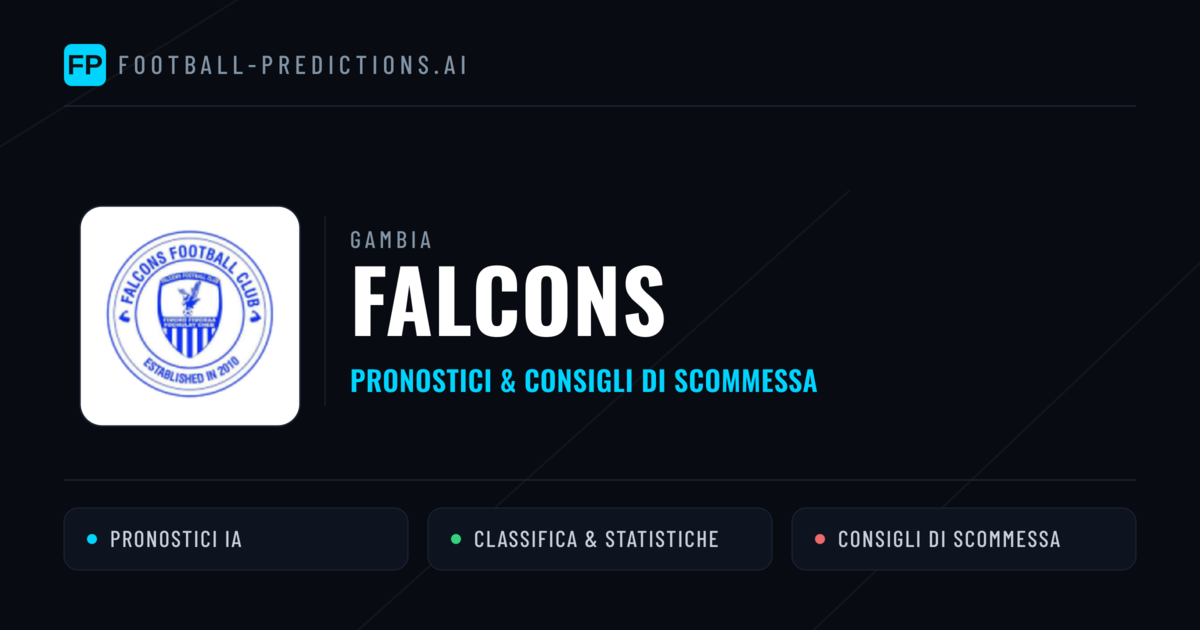 Pronostici e Statistiche Falcons