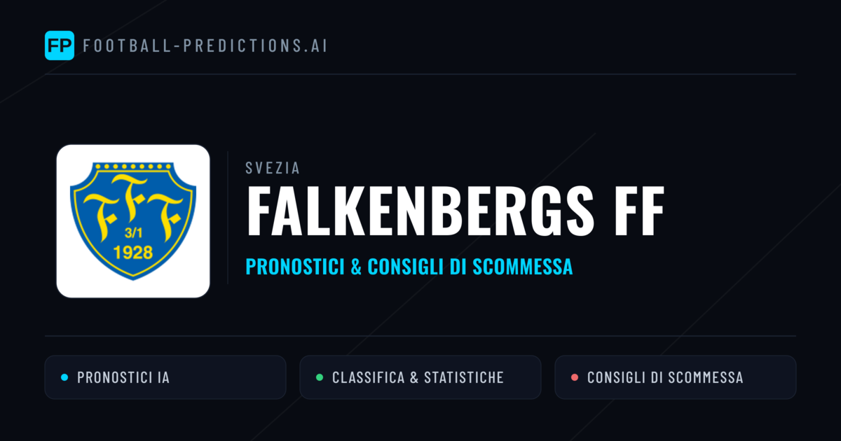 Pronostici e Statistiche Falkenbergs FF