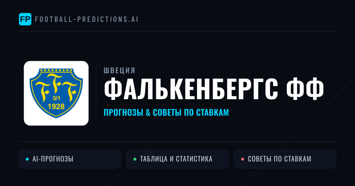 Фалькенбергс ФФ прогнозы и статистика