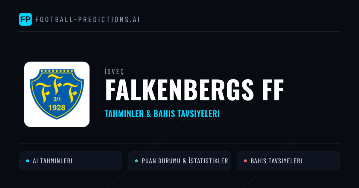 Falkenbergs FF Tahminleri & İstatistikler