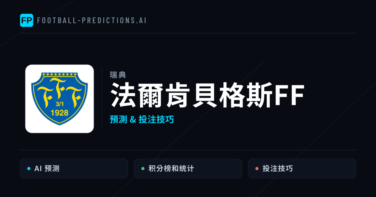 法爾肯貝格斯FF 運彩分析|足球預測與數據