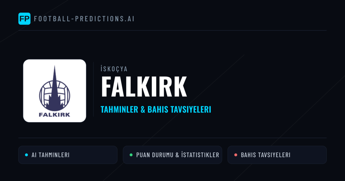 Falkirk Tahminleri & İstatistikler