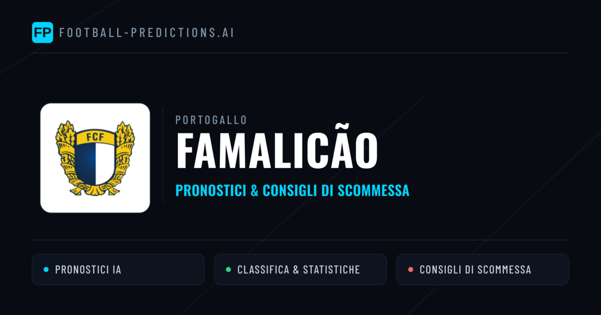 Pronostici e Statistiche Famalicão